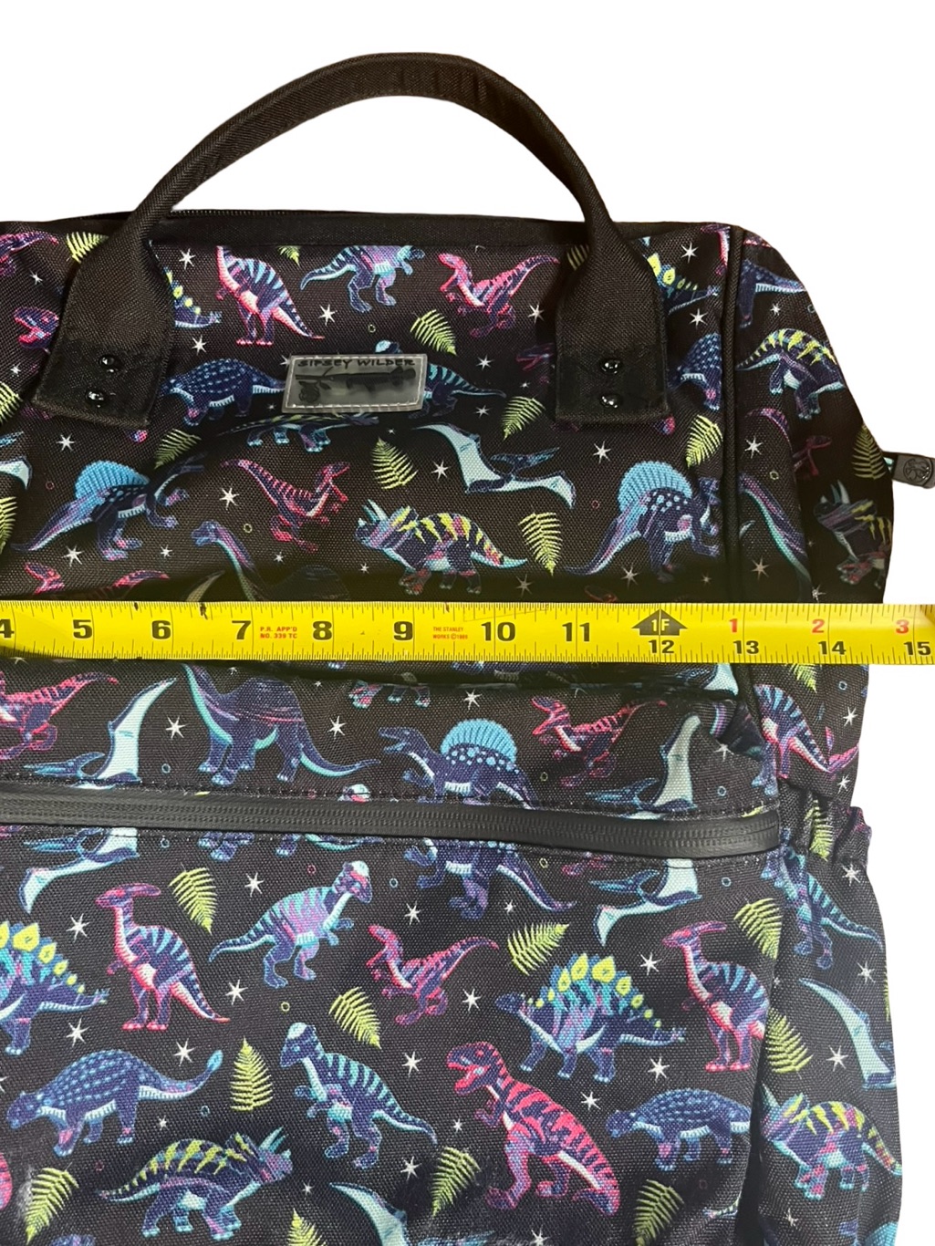 Sipsey Wilder Cosmic Dinos Glow In The Dark Kids School Backpack Dinosaur — image 8 of 8